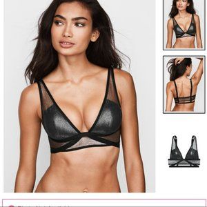 Black Sheer Mesh Bralette
